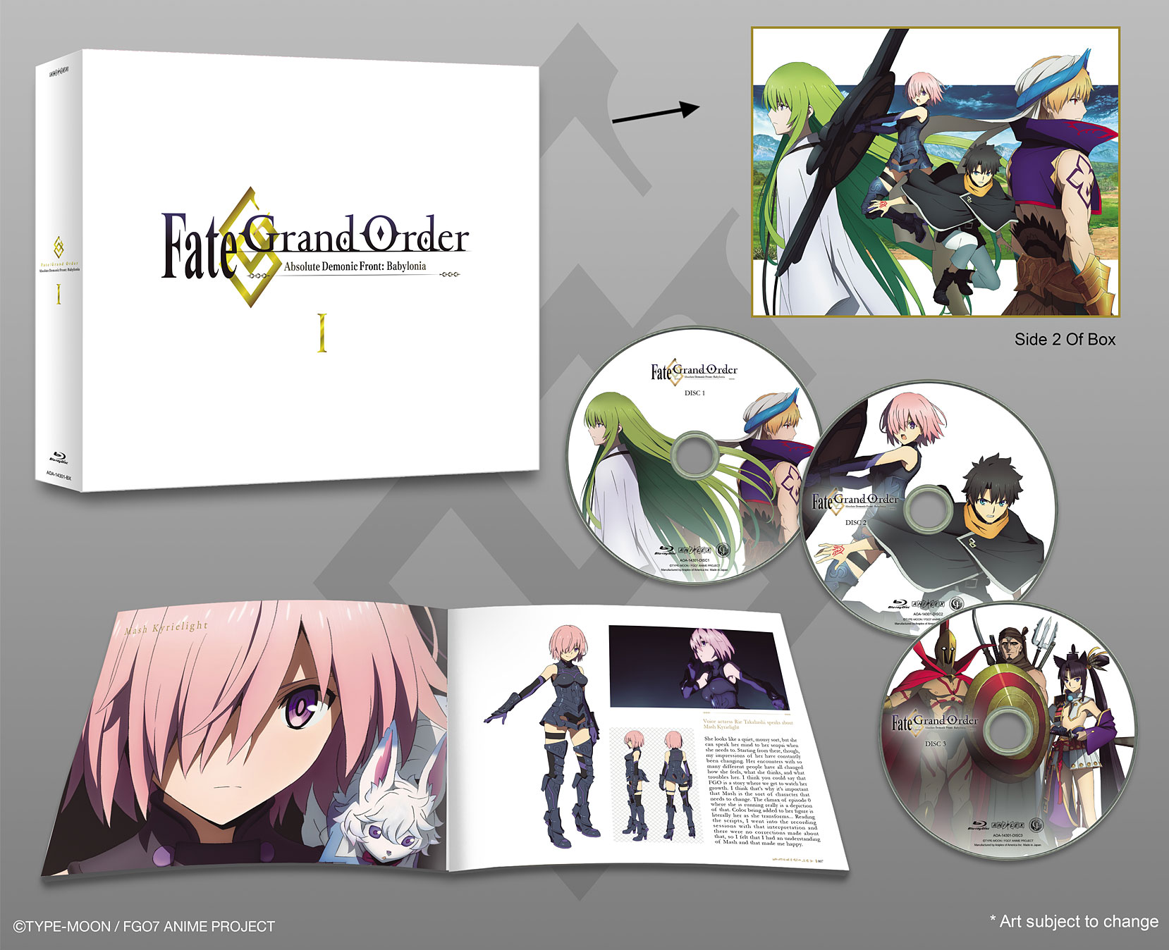 Fate / Grand Order FGO Babylonia Solomon Anime visual book guide setting  Japan